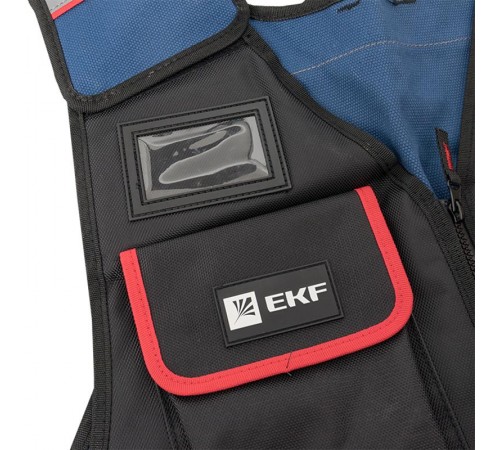 Универсальный регулируемый жилет монтажника С-22 EKF Professional  C-22  EKF Честный знак