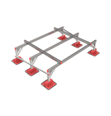 Опорная конструкция для установки оборудования TECHNORAPTOR LIGHTFOOT 2000х1500 тип 1  KM-TR-LTF-SSEI-2000-1500-1  КМ - профиль
