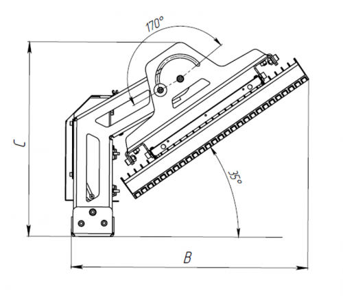 Светильник светодиодный HB LED 400 D60 5000K G2  1224008210  Световые Технологии