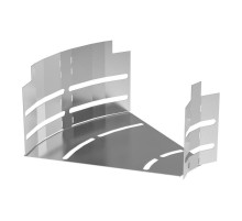 Угол горизонтальный изменяемый 0-45 градусов Стандарт INOX (AISI 304) 200х100  PR16.3592  Промрукав