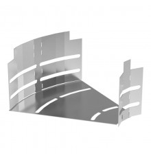 Угол горизонтальный изменяемый 0-45 градусов Стандарт INOX (AISI 304) 200х100  PR16.3592  Промрукав