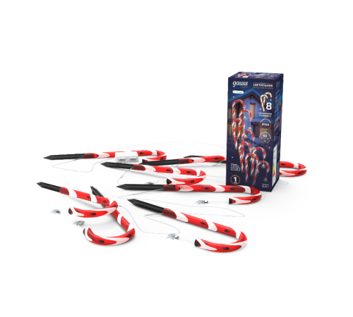 Светильник новогодний Holiday " Волшебные конфеты", IP44 мультицвет LED 1/8  HL011  Gauss