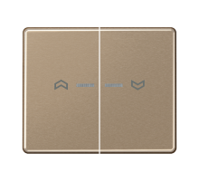 Клавиши для сдвоенной кнопки BCU; золотая бронза SL595KO5PGB Jung