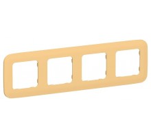 FLITE Artistic Рамка 4-ая РУ-4-А-ФлЗ золотарникIEK  FI-M42-31-20-K90  IEK