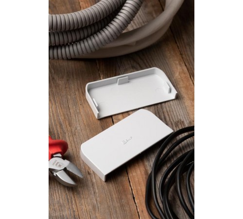 Заглушка (105х50) (2 шт) C-Line Белый  ecw-105-50x2  EKF