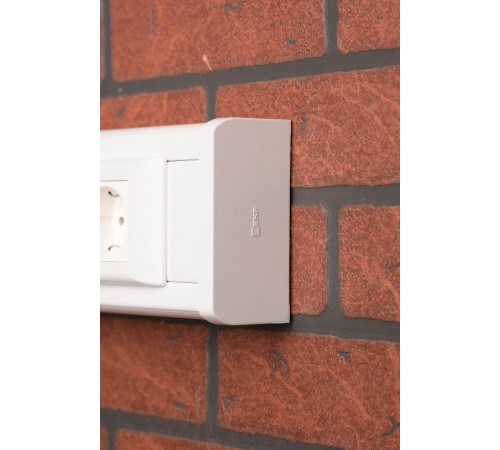 Заглушка (105х50) (2 шт) C-Line Белый  ecw-105-50x2  EKF