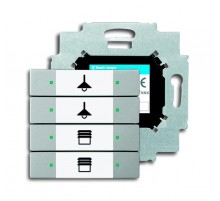 6127/01-866-500 Сенсор 4-кл. с коплером в комплекте, нержавеющая сталь  6117-0-0227  2CKA006117A0227  ABB