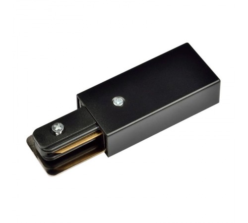 Ввод питания для шинопровода осветительного однофазного черный UBX-Q121 K01 BLACK 1 POLYBAG  UL-00001277  Volpe