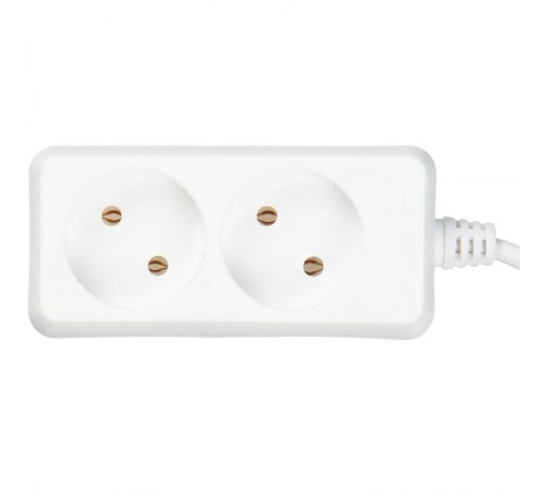 Удлинитель У2 2 места 2Р/1,5 метра 2х0,75мм2 10А/250В  WYP10-06-02-01-N  IEK