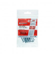 Винт DIN965 с потайной головкой оцинк. М5х40 (10 шт) - пакет ( 0,059 кг)  102996  Tech-KREP