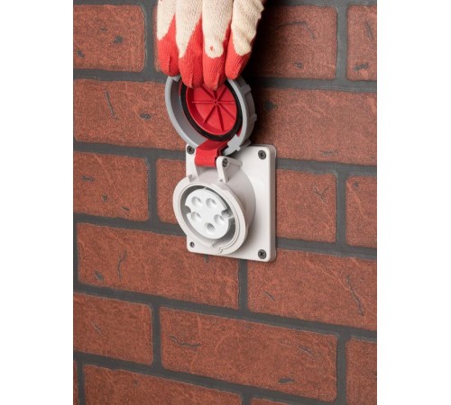 Розетка стационарная внутренняя угловая 4152 3Р+РЕ+N 16А 380В IP67 EKF PROxima  ps-4152-16-380  EKF