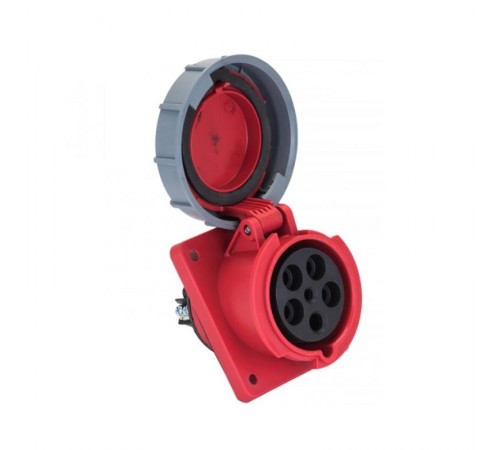 Розетка стационарная внутренняя угловая 4252 3Р+РЕ+N 32А 380В IP67 EKF PROxima  ps-4252-32-380  EKF