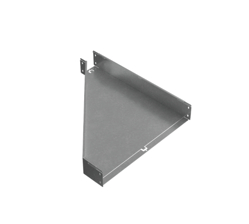 Переходник правый 100х100-600 мм "ПЛЮС" HD  PDplus100-100-600-R HD   КМ-профиль