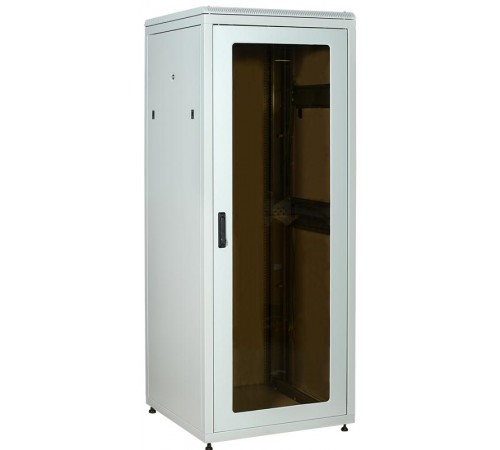 LINEA N 18U 800х800мм стекл. пер. дв. задн. металл. сер.  LN35-18U88-GM  ITK