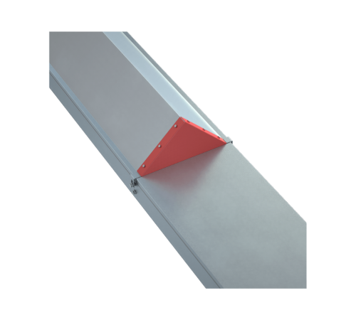 Заглушка двускатной крышки 400 мм HD  ZKLZ400 HD  КМ-Профиль