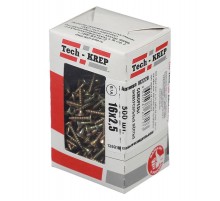 Саморезы универсальные 16х2,5 мм (500 шт) желтые - коробка с окном ( 0,199 кг)  102220  Tech-KREP