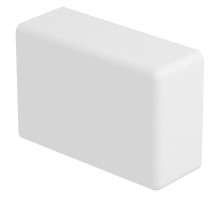 Торцевая заглушка кабельного канала WDK 13x25x40 мм (ABS-пластик,белый) (WDK HE13025RW)  6193093  OBO Bettermann
