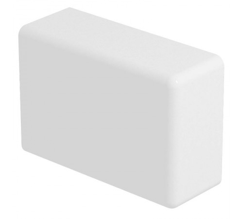 Торцевая заглушка кабельного канала WDK 13x25x40 мм (ABS-пластик,белый) (WDK HE13025RW)  6193093  OBO Bettermann