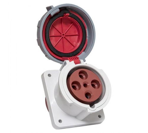 Розетка стационарная внутренняя 3342 3Р+РЕ 63А 380В IP67 EKF PROxima  ps-3342-63-380  EKF