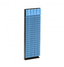 Маркер для каб. 0,5-1,5мм пустой голуб.  MKF999BLS1  DKC