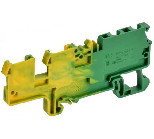 ARMAFIX Клемма пруж. CX2,5-4-2B PE 2,5мм2 4-конт. зазем.  AF-CT41-06-22-K52-002  IEK