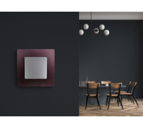 Etika Алюминий Выключатель 1-клавишный, автозажимные клеммы, 10AX, 250 В  672401  Legrand