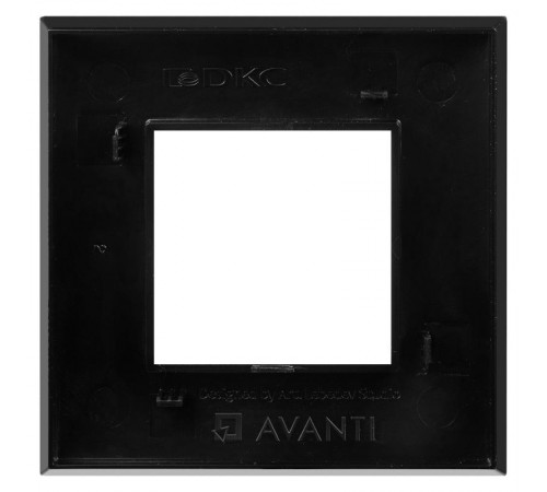 Рамка ARTLEBEDEV "Черный квадрат" "Avanti", 2 мод.  4402902  DKC