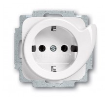 Розетка SCHUKO 16А 250В с выталкивателем вилки, серия Reflex SI, цвет альпийский белый  2011-0-2605   2CKA002011A2605  ABB