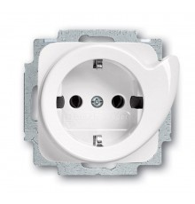 Розетка SCHUKO 16А 250В с выталкивателем вилки, серия Reflex SI, цвет альпийский белый  2011-0-2605   2CKA002011A2605  ABB