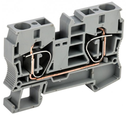 Клемма пружинная КПИ 2в-10 70А серый   YZN11-010-K03  IEK 