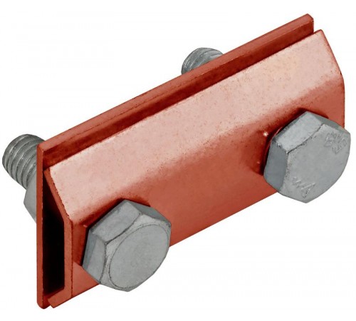 Заж. соед. сквозной пр.-пр. 8мм медь  ZCC86-50-1-08  IEK