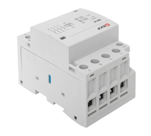 Контактор модульный КМ 25А 4NО (3 мод.) 24В АС PROxima  km-3-25-40-24v  EKF