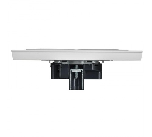 BRITE Розетка 2-местная без заземления без защитных шторок 10А в сборе РС12-2-БрАБ арктический белый   BR-R20-10-K91-F  IEK