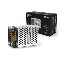 Блок питания для светодиодной ленты LED STRIP PS 30W 12V IP20  202003030  Gauss