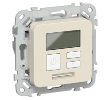 FLITE Термостат электронный с дисплеем 16А Т-ФлСл сливочный  FI-RT11-K86  IEK
