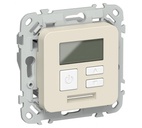 FLITE Термостат электронный с дисплеем 16А Т-ФлСл сливочный  FI-RT11-K86  IEK