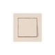 AtlasDesign Бежевый Выключатель 1-клавишный, сх.1, 10АХ, (в сборе с рамкой), быстрозажимные клеммы  ATN000212S  SE
