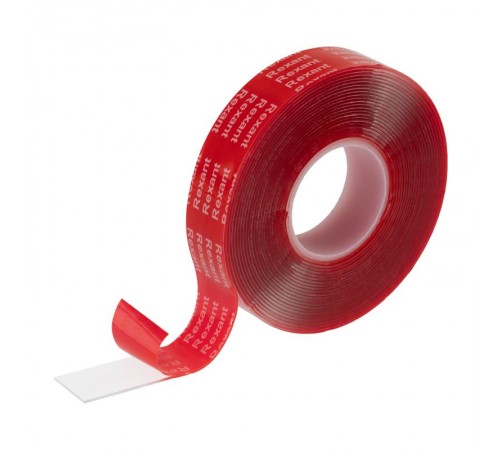 Лента клейкая двухсторонняя прозрачная, на VHB акриловой основе, 20 мм х 5 м  09-6059  REXANT