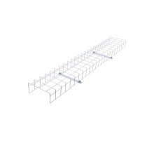 Решетка защитная для светильников "СПОРТ" 640х250 мм  SQ0338-0301  TDM