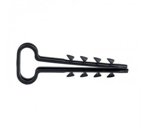 Дюбель-хомут (6х14) полипропилен черный (50шт.) EKF PROxima  plc-cd-6x14b  EKF