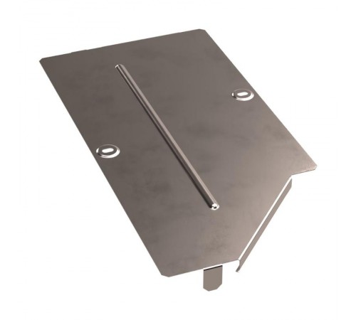 Крышка переходника левого Стандарт INOX (AISI 409) 400х300  PR16.5650  Промрукав