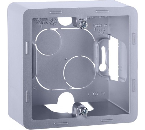 Inspiria Алюминий Коробка накладного монтажа 1-местная О/У  673982  Legrand