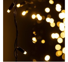 Светодиодная гирлянда ARD-EDGE-CLASSIC-2400x600-BLACK-88LED-FLASH Warm/Warm (230V, 6W) (Ardecoled, IP65)  031192  Arlight