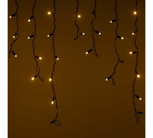 Светодиодная гирлянда ARD-EDGE-CLASSIC-2400x600-BLACK-88LED-FLASH Warm/Warm (230V, 6W) (Ardecoled, IP65)  031192  Arlight