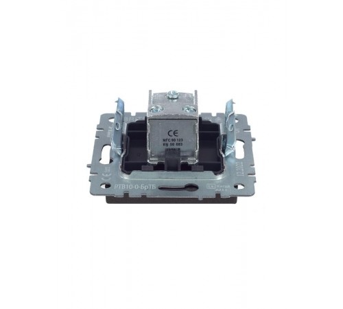 BRITE Розетка TV проходная РТВ10-0-БрТБ темная бронза   BR-A10-P-K45  IEK