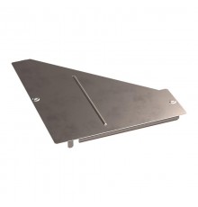 Крышка переходника правого Стандарт INOX (AISI 409) 500х150  PR16.5912  Промрукав