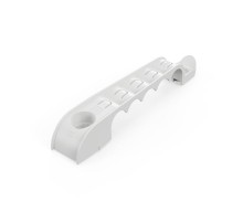 Держатель труб для прямого монтажа односторонний на 5 мест серый d16 (30шт/210шт уп/кор) Промрукав  PR13.03275  Промрукав