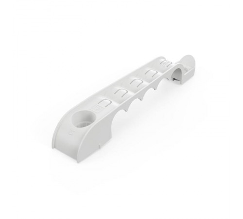 Держатель труб для прямого монтажа односторонний на 5 мест серый d16 (30шт/210шт уп/кор) Промрукав  PR13.03275  Промрукав