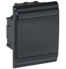 Корпус модульный пластиковый встраиваемый ЩРВ-П-4 PRIME черный IP41  MKP13-V-01-04-41-K02  IEK