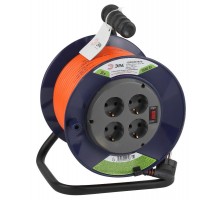 Удлинитель силовой ЭРА RPx-4es-3x1.5-30m на п. катушке c/з 4 гн 30м ПВС 3х1.5  Б0043056  ЭРА